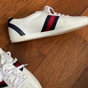 Gucci sneakers size 38 women w/logo Gucci flag